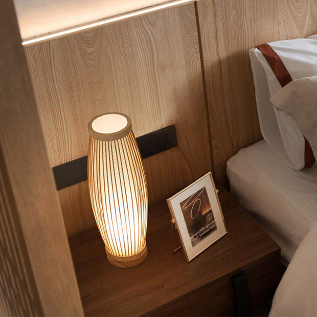 CalmEssence™ | Bambus-Tischlampe mit warmem, entspannendem Licht