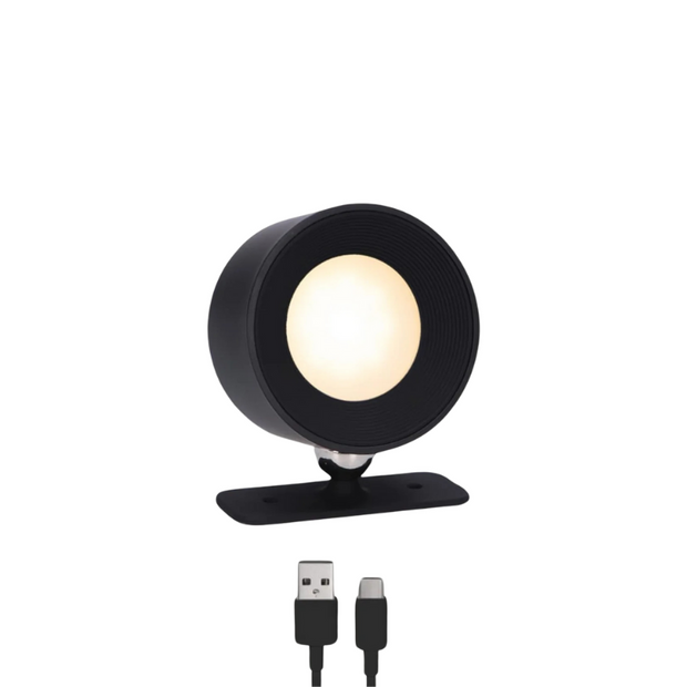 FlexiLume™ | Kabellose dimmbare LED-Wandleuchte mit 360°-Drehfunktion