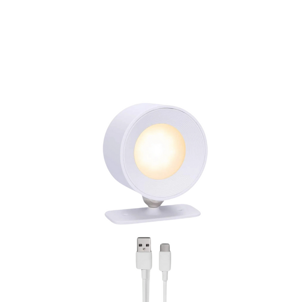 FlexiLume™ | Kabellose dimmbare LED-Wandleuchte mit 360°-Drehfunktion